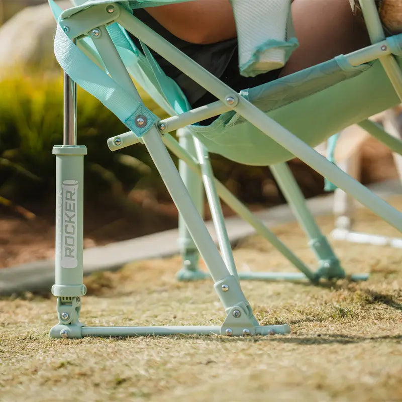 Smooth Motion Kickback Rocker - Choice 345 - Heavy-Duty Kickback Rocker with Beverage Holder Detail