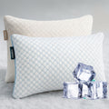 Decorative Plump Cooling Pillows for Bed, Memory Foam Bed Pillow, Queen Pillows 20” X 28”, 2 Pack - Decorative Throw Pillow Cushion for Sofa & Bed - Default Title