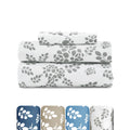 Wrinkle-Resistant Lux Decor Twin Microfiber Bed Sheets - 3 Piece Floral Sheet Set, Soft Breathable Bedding, Wrinlkle Resistant, OEKO-TE... - Breathable Egyptian Cotton Flat & Fitted Sheets - Default Title