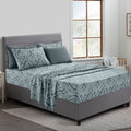 Breathable Luxury Queen Bed Sheets Set - 6 Piece Brushed Microfiber Bed Sheet - Shrinkage and Fade Resistant - (Queen, Grey) - Premium Ultra-Soft Pillowcase Pair for Sleeping - Default Title