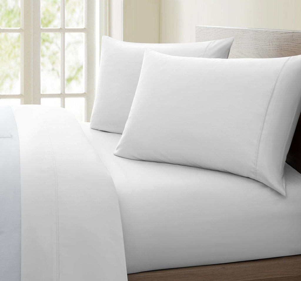 Premium Egyptian Cotton Luxurious Collection 1000 Thread Count 100% Cotton Bed Sheet Set (Twin XL, White) - Luxury Bed Sheet Set with Deep Pockets - Default Title