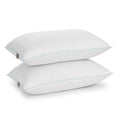 Ergonomic Memory Foam Classic Stripe Bed Pillows Standard / Queen Size Set Of 2, Enhanced Loft Plush Pillow for All Sleep Positions, 20" x ... - Decorative Throw Pillow Cushion for Sofa & Bed - Default Title