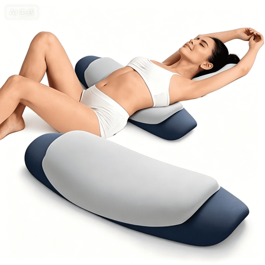 Hotel Collection Lumbar Support Pillow for Bed, Memory Foam Ergonomic Lower Back Support Waist Pillow for Side Back and Stomach Sleepe... - Orthopedic Shredded Foam Bed Pillow Set - Default Title