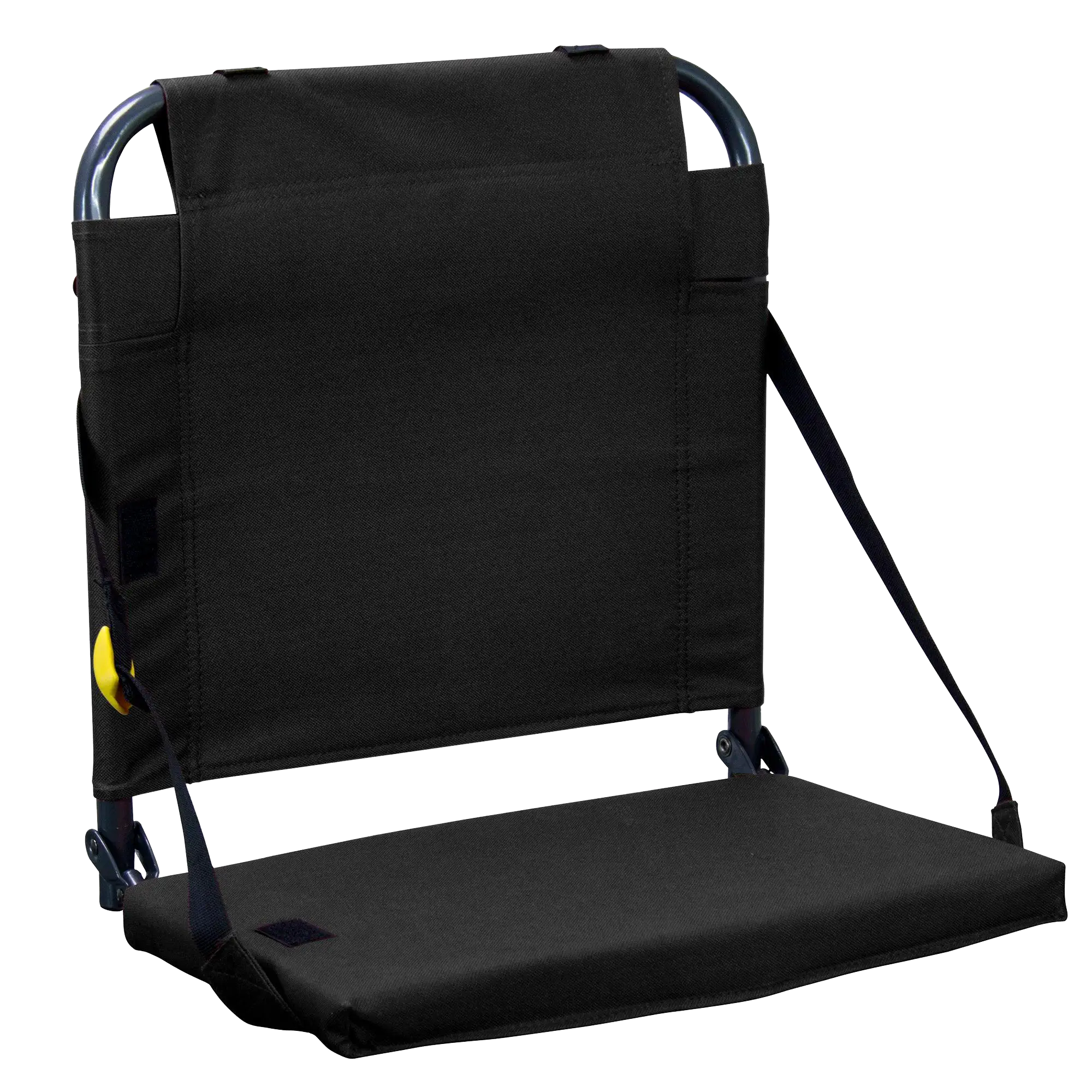 Ultra-Lightweight BleacherBack - Choice 696 - Ergonomic Portable Stadium Seat for Sports Events - Black
