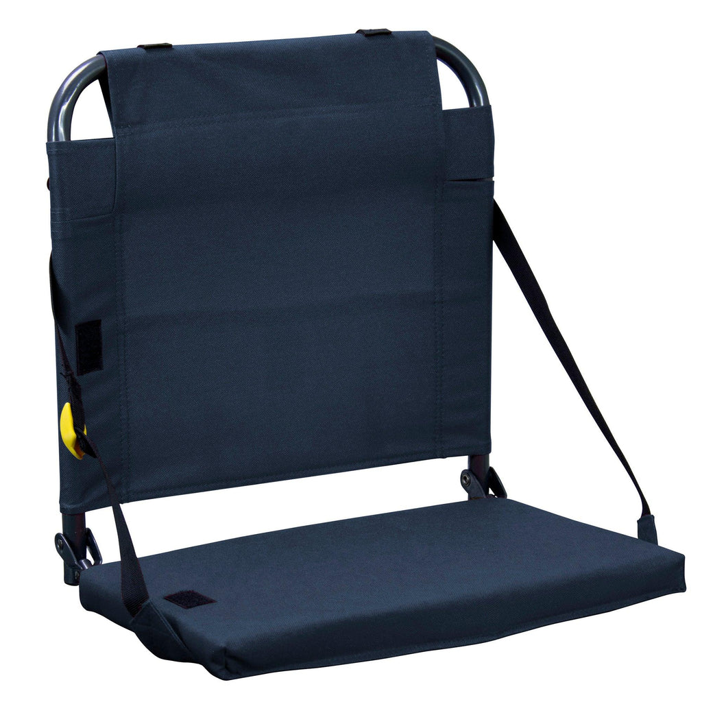 Ultra-Lightweight BleacherBack - Choice 696 - Ergonomic Portable Stadium Seat for Sports Events - Navy