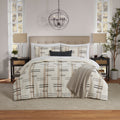 Hypoallergenic Cloud Full/Queen Comforter Set, All-Season, 5-Piece, Tan Modern - All-Season Down Alternative Comforter Insert - Default Title