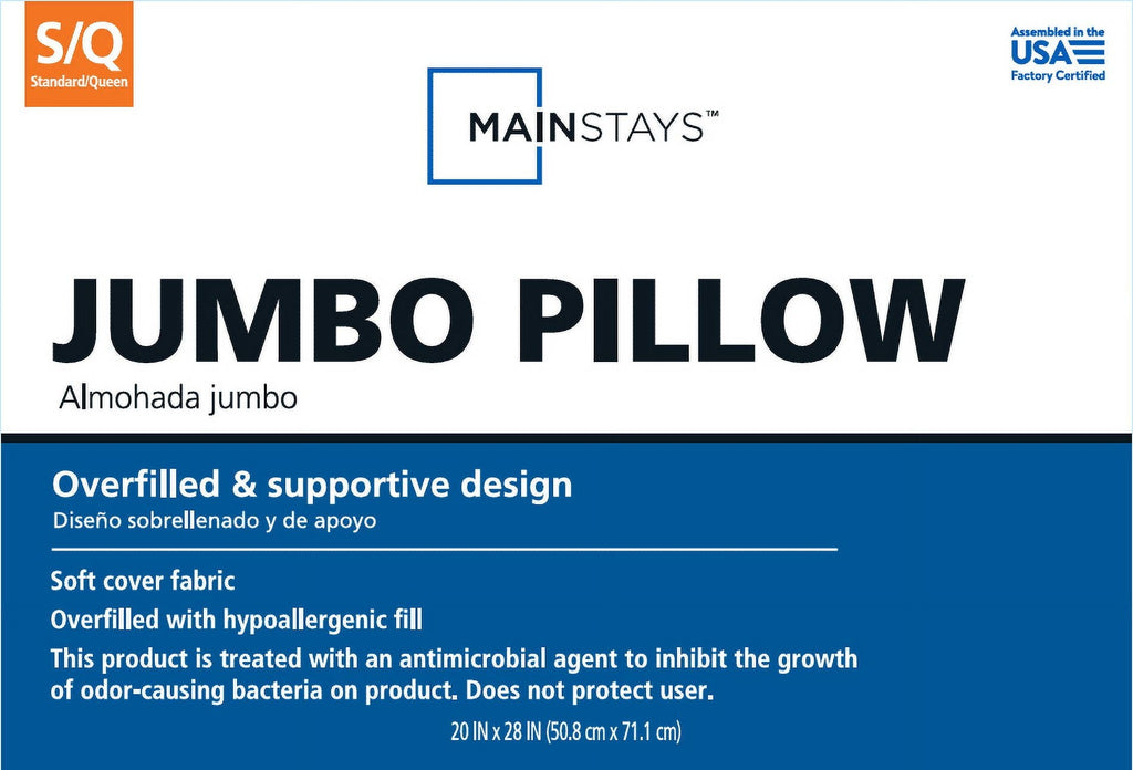 Ergonomic Memory Foam MS Mega Pillow SQ - Orthopedic Shredded Foam Bed Pillow Set - Default Title