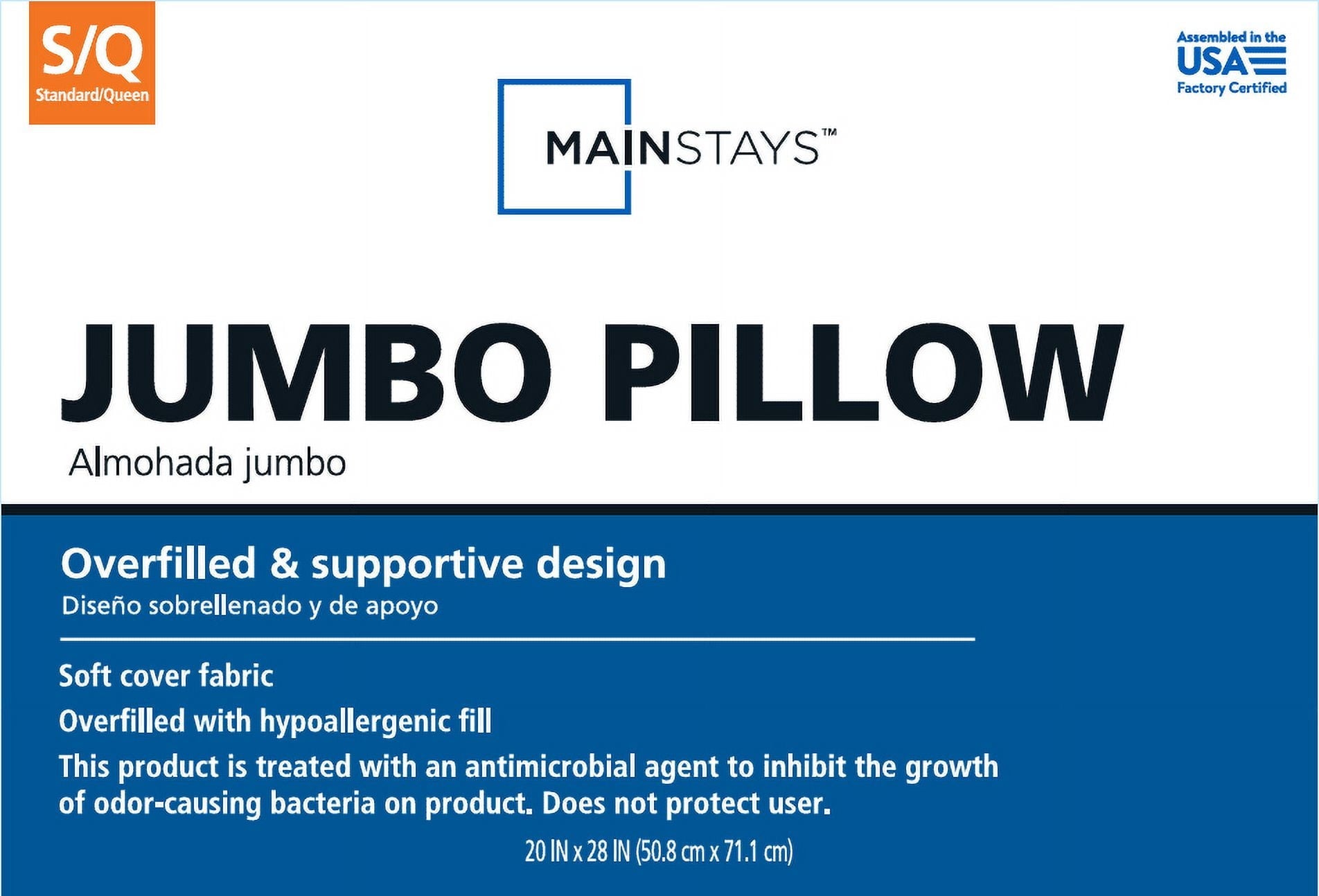 Ergonomic Memory Foam MS Mega Pillow SQ - Orthopedic Shredded Foam Bed Pillow Set - Default Title