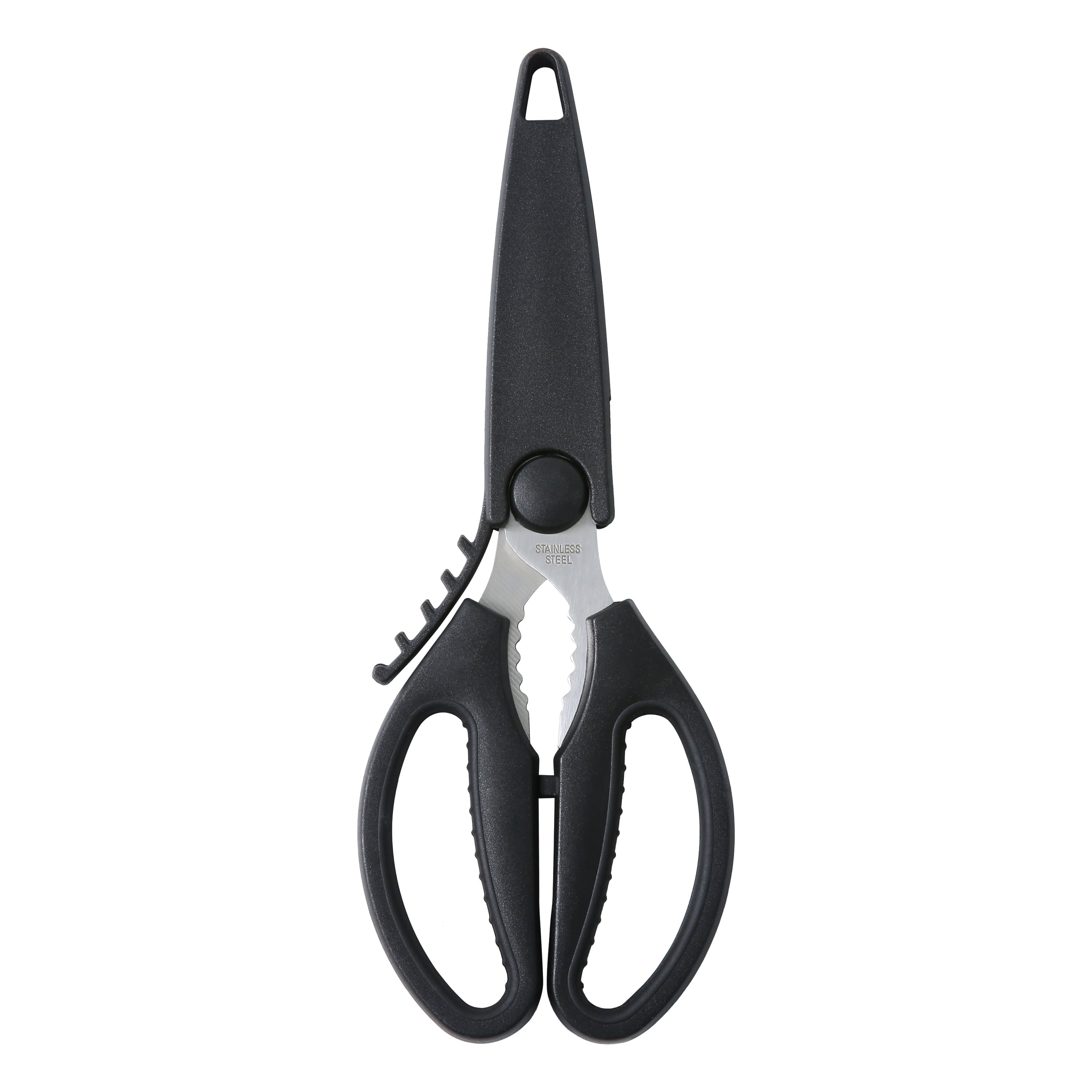 Innovative Stainless Steel Multi-Purpose 8.6in Kitchen Shears - Multi-Functional Manual Food Chopper & Slicer - Default Title