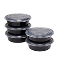 Whimsical Doughnut 5-Pack Round Meal Prep Containers with Lids, 1L, BPA-Free, Microwave & Dishwasher Safe, Ideal Use for Meal ... - Playful Star & Heart Shaped Geometric NeeDoh - Default Title