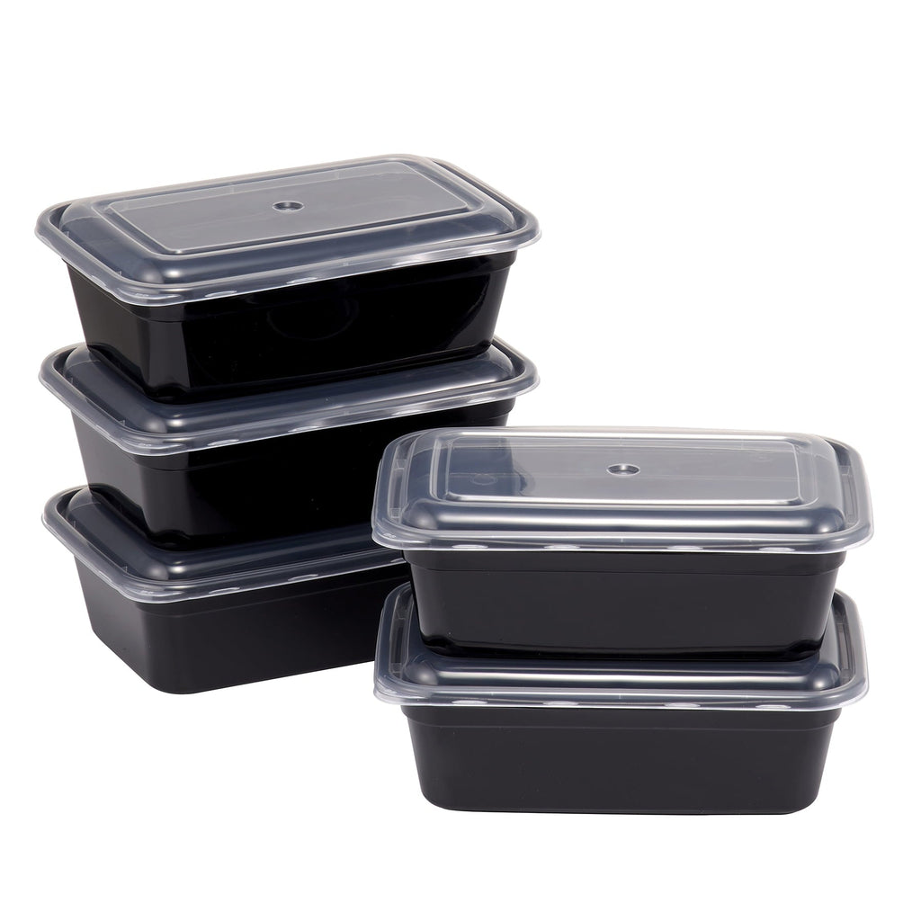 Playful Geometric 5-Pack Snack Meal Prep Containers with Lids, 3-Cup Capacity, BPA-Free, Microwave & Dishwasher Safe, Made fo... - Deliciously Soft Cupcake Sensory Glob - Default Title