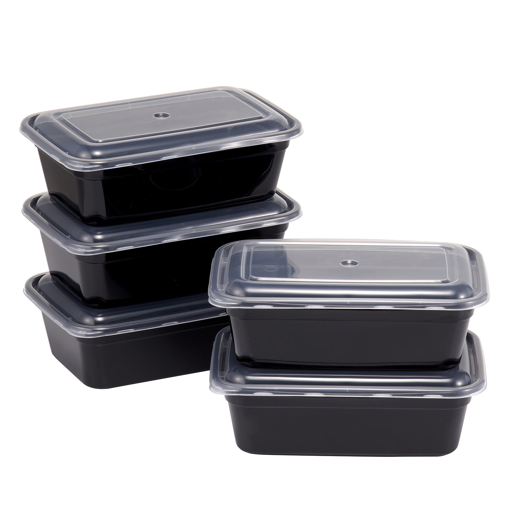 Playful Geometric 5-Pack Snack Meal Prep Containers with Lids, 3-Cup Capacity, BPA-Free, Microwave & Dishwasher Safe, Made fo... - Deliciously Soft Cupcake Sensory Glob - Default Title