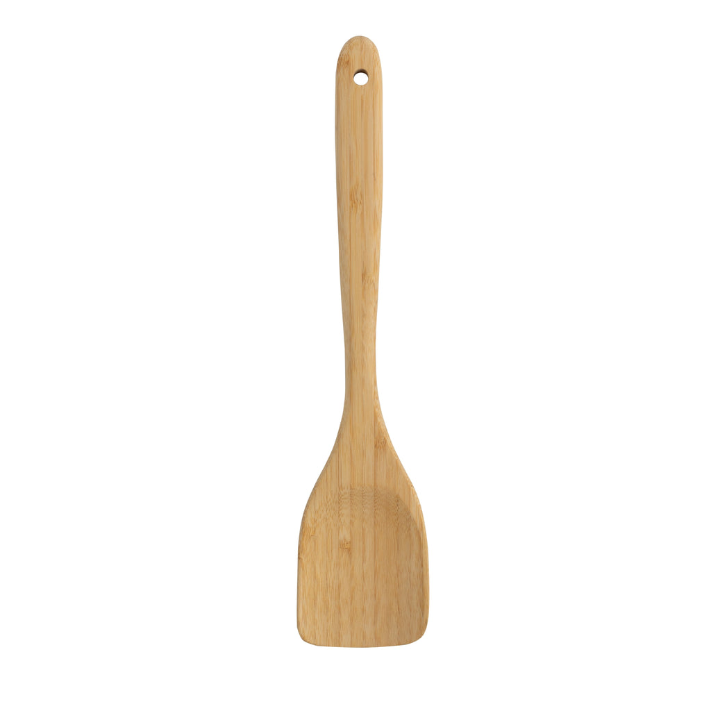 Heavy Duty Bamboo Turner, Crafted , Cooking and Kitchen, 12.99 x 2.67 x 0.59 inch. - Multi-Purpose Hand Tool for Daily Meal Prep - Default Title