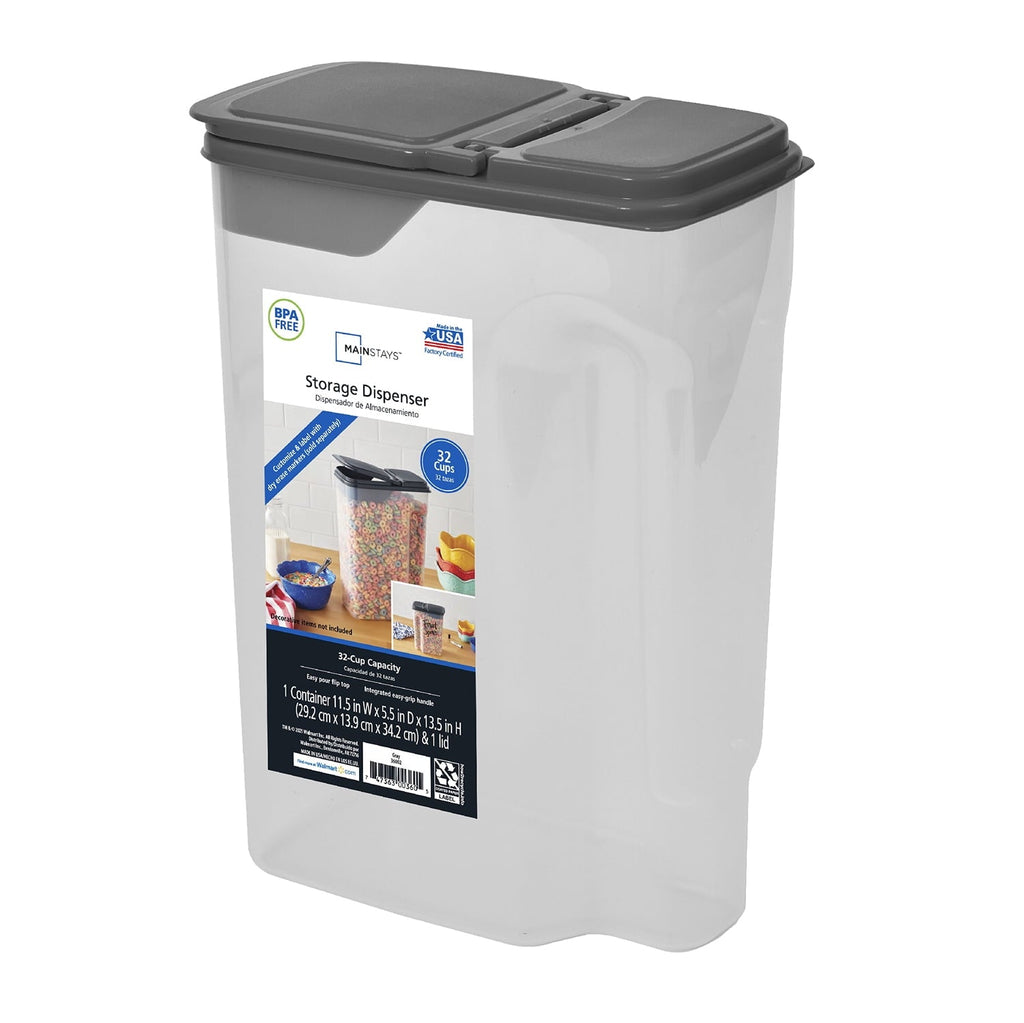 Fun Food Fidget Plastic Cereal Dispenser with Lid, 32 Cup Airtight Cereal Storage Container for Pantry Organization and Dry Foo... - Deliciously Soft Cupcake Sensory Glob - Default Title