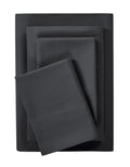 Premium Egyptian Cotton Microfiber Bed Sheet Set, Queen, Rich Black, 4 Piece - Luxury Bed Sheet Set with Deep Pockets - Default Title