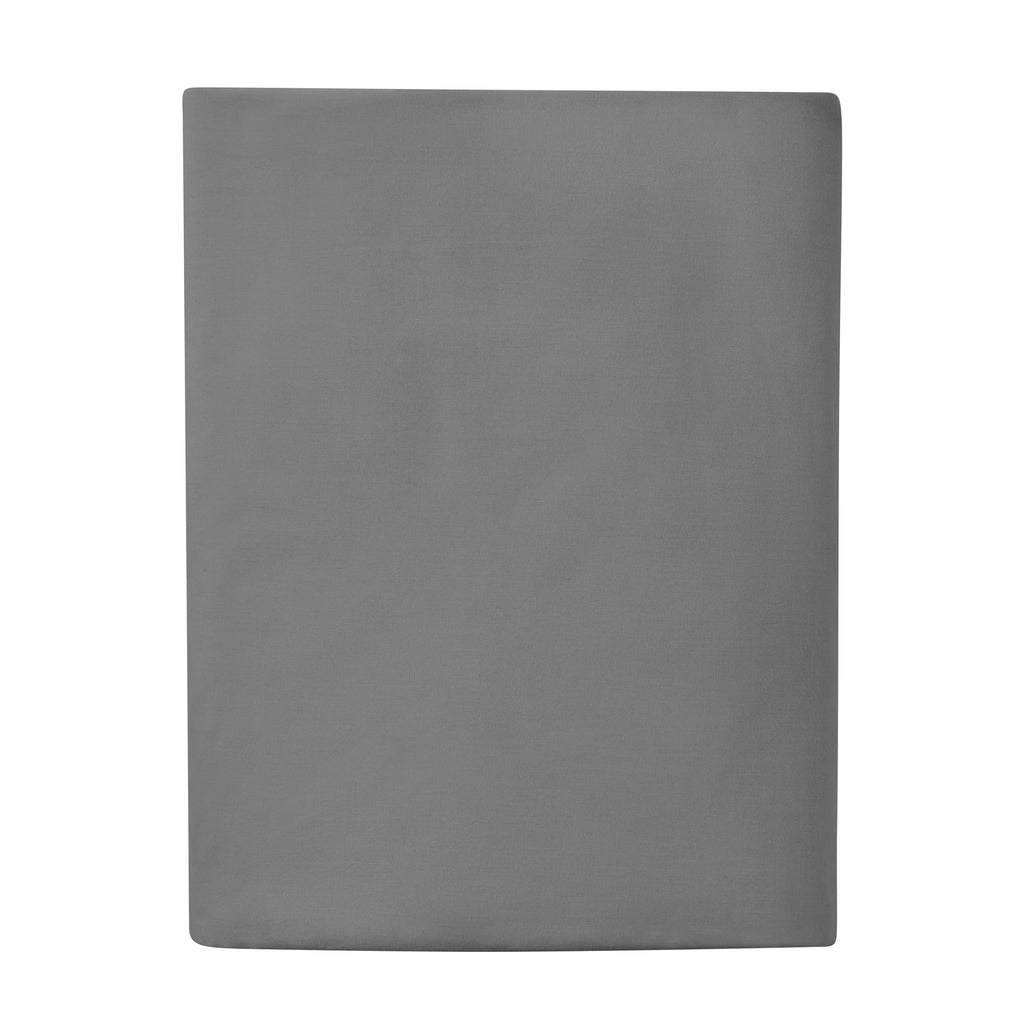 Cooling Sateen Solid Soothing-Gray Cotton Blend Fitted Sheet, Twin/Twin XL - Cooling Hotel Quality Bedding Sheets and Pillowcases - Default Title