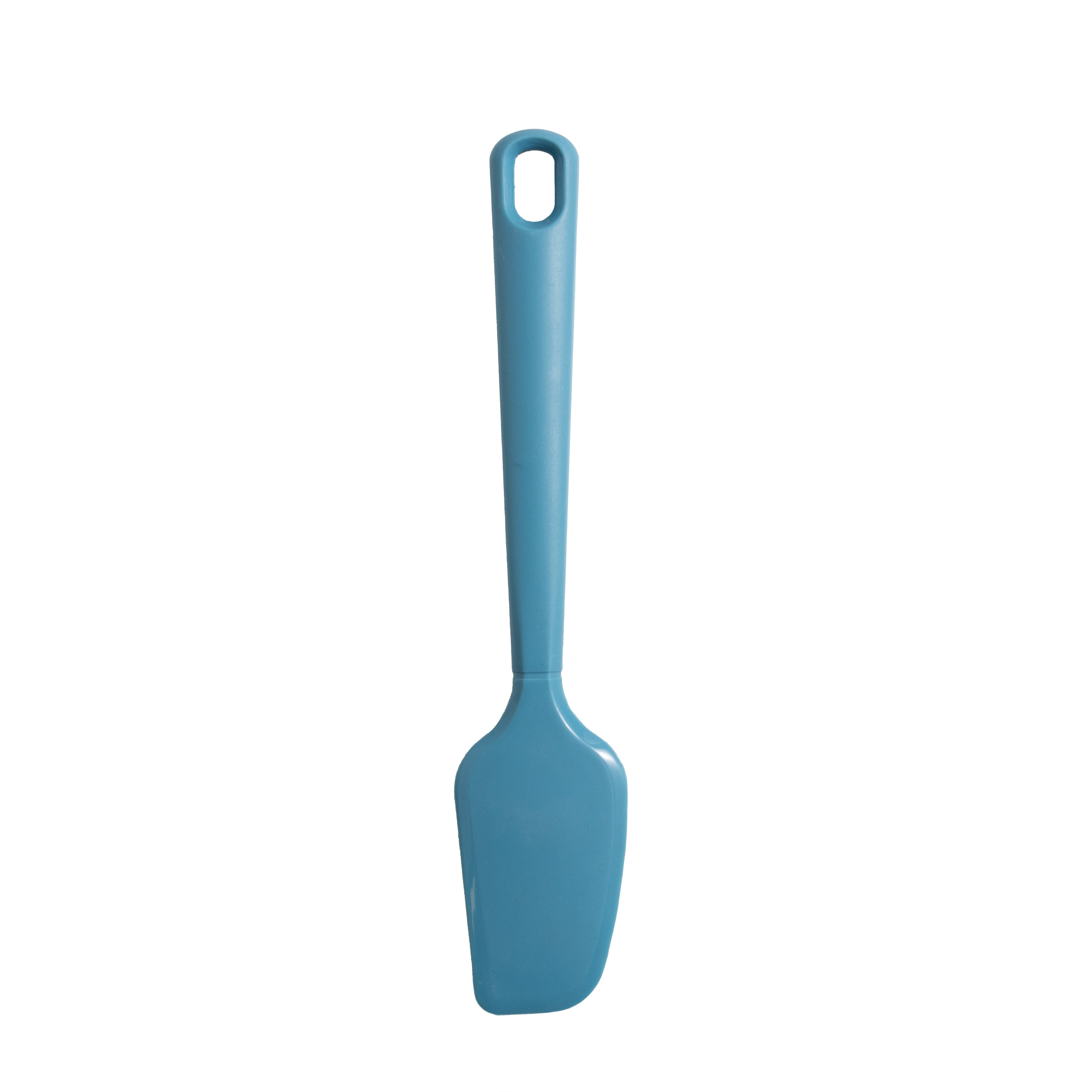 Durable Steel Silicone Food- Grade Blue 10.55" L Kitchen Spatula - Multi-Purpose Hand Tool for Daily Meal Prep - Default Title