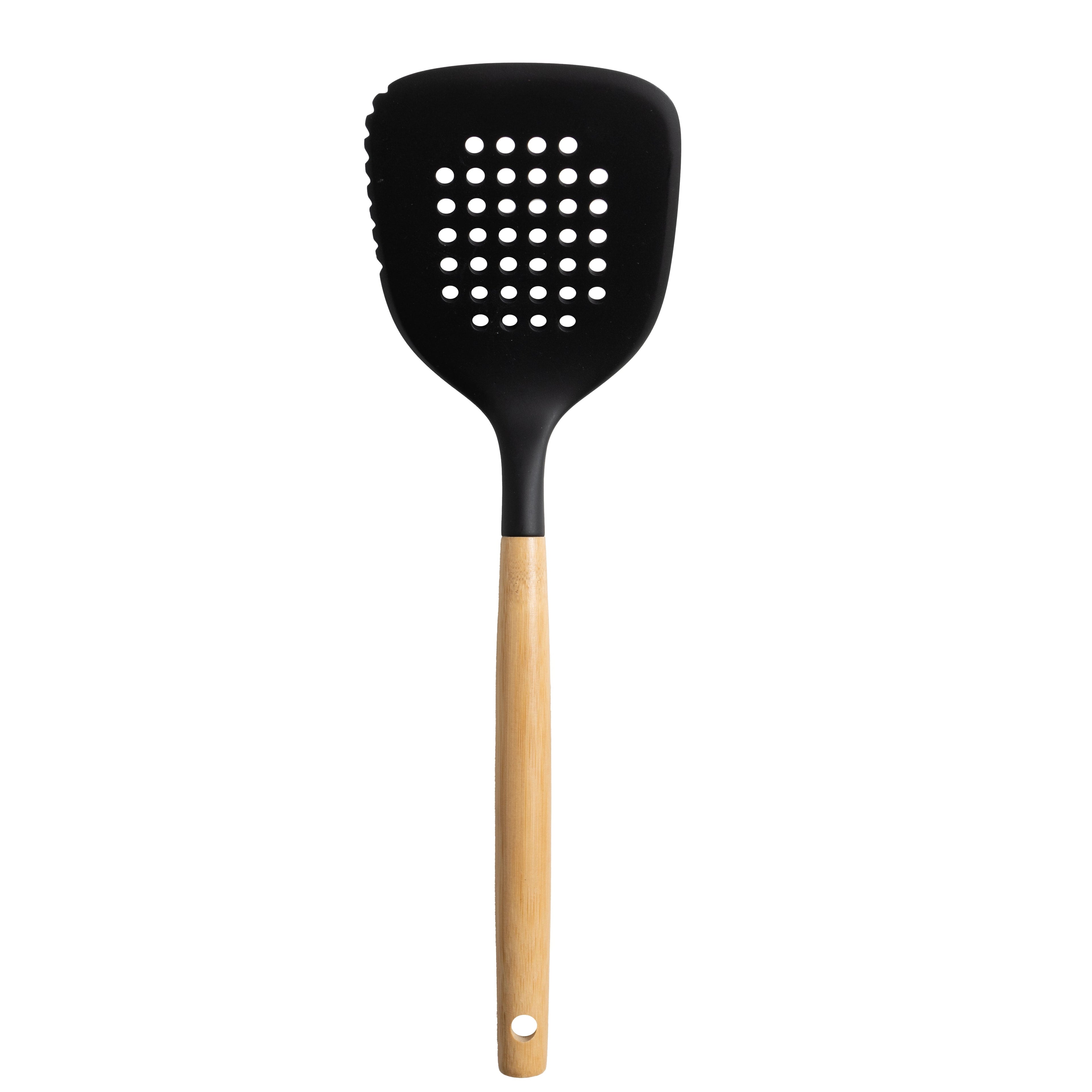 Chef-Quality Kitchen and Cooking Utensil Turner, 13" L, Black - High-Precision Culinary Tool for Baking & Cooking - Default Title