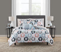 All-Season Reversible Marble Diamond 8-Piece Bed in a Bag Bedding Set, Twin/Twin XL - Hypoallergenic Ultra-Fluffy Quilt for Winter - Default Title
