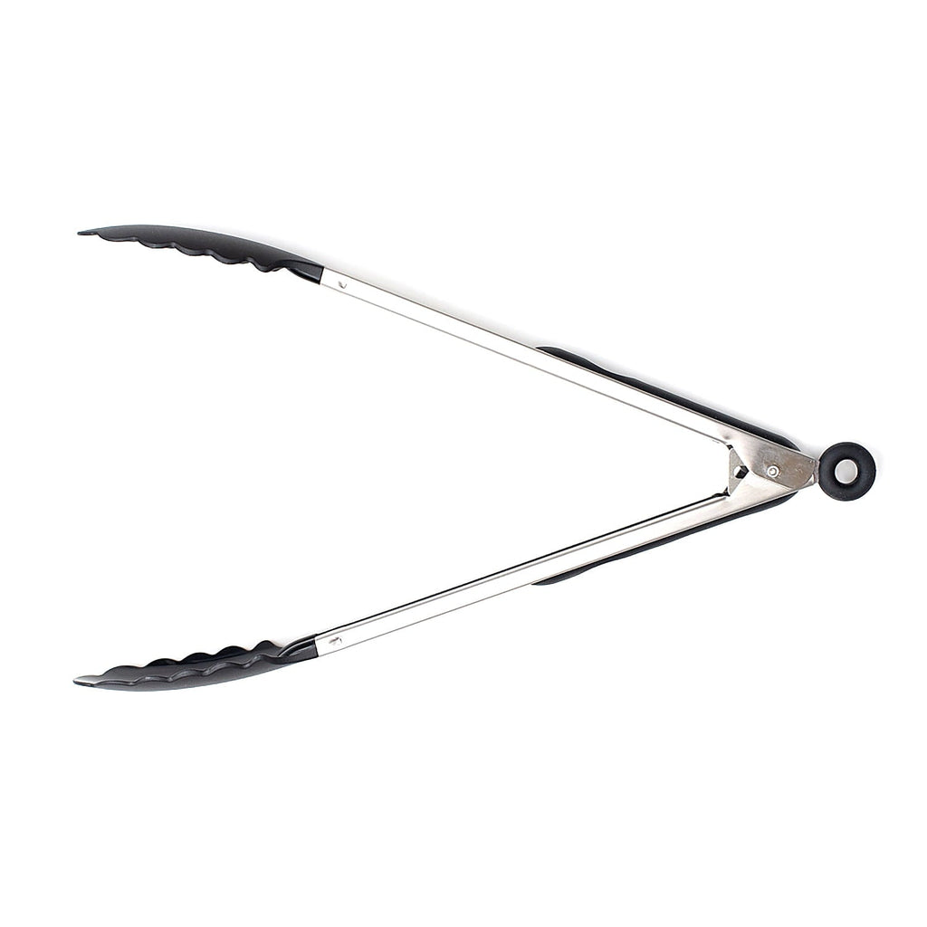 Chef-Quality 13 Inch Rust Resistant Nylon End Stainless Steel Dripless Kitchen Tongs - Professional Kitchen Tool for Culinary Enthusiasts - Default Title