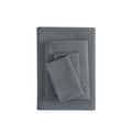 Wrinkle-Resistant Super Soft Brushed Microfiber Bed Sheet Set, Soothing Gray, Queen, 4 Piece - Breathable Egyptian Cotton Flat & Fitted Sheets - Default Title
