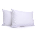 Hotel Collection 2-Pack Down Alternative White Bed Pillows, Standard - Ergonomic Memory Foam Pillow for Neck Pain Support - Default Title