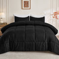 Hypoallergenic Cloud Queen Size Comforter Sets, 3 Piece Soft Quilted Bedding Sets, All-Season Down Alternative Comforter with 2 Pillow Sha... - Luxurious Quilted Duvet Cover Set - Default Title