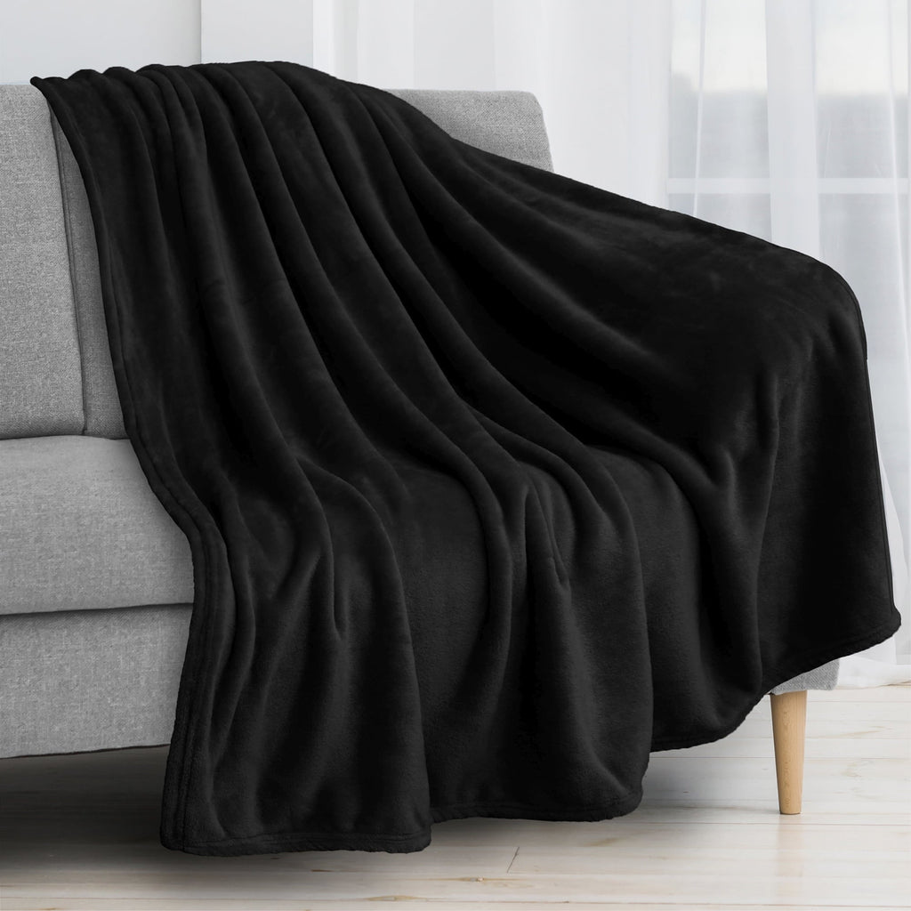 Cozy Fleece Fleece Blanket Throw | Super Soft, Plush, Luxury Flannel Throw | Lightweight Microfiber Blanket for Sofa Couch Bed 50... - Lightweight Plush Warm Blanket for All Seasons - Default Title