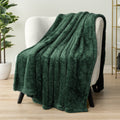 Reversible Sherpa Sherpa Throw Blanket For Couch Sofa, Emerald Green Fluffy Warm Plush Blanket for Bed, Cozy Super Soft Lightweight Thr... - Cozy Fleece Throw Blanket for Couch & Bed - Default Title