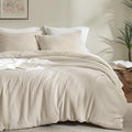 Hypoallergenic Cloud Cotton Muslin Comforter Set Queen Size, Ultra Soft Breathable & Lightweight Bedding Set for All Seasons, 1 Comfy Comf... - Hypoallergenic Ultra-Fluffy Quilt for Winter - Default Title