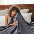 Lightweight Warm Fleece Throw Blanket, Fuzzy Soft Lightweight Blankets for Bed, Sofa, Suitable for All Season, Grey, 50x60 inches - Super Soft Reversible Sherpa Flannel Blanket - Default Title