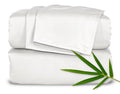 Cooling Sateen Sheets King Size Bed Sheet 4 Piece Set, Genuine 100% Organic Bamboo Viscose, Luxuriously Soft & Cooling, Double Stitc... - Breathable Egyptian Cotton Flat & Fitted Sheets - Default Title