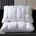 Decorative Plump Queen Size Bed Pillows Set of 2, Hotel Quality, Down Alternative Gusseted Bed Pillows for Side, Back, or Stomach Slee... - Hotel Quality Plush Sleeping Pillows - Default Title