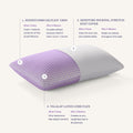 Fluffy Shredded Harmony Pillow Standard, Tall - 360º Grid Hex Technology, Hypoallergenic - Hotel Quality Plush Sleeping Pillows - Default Title