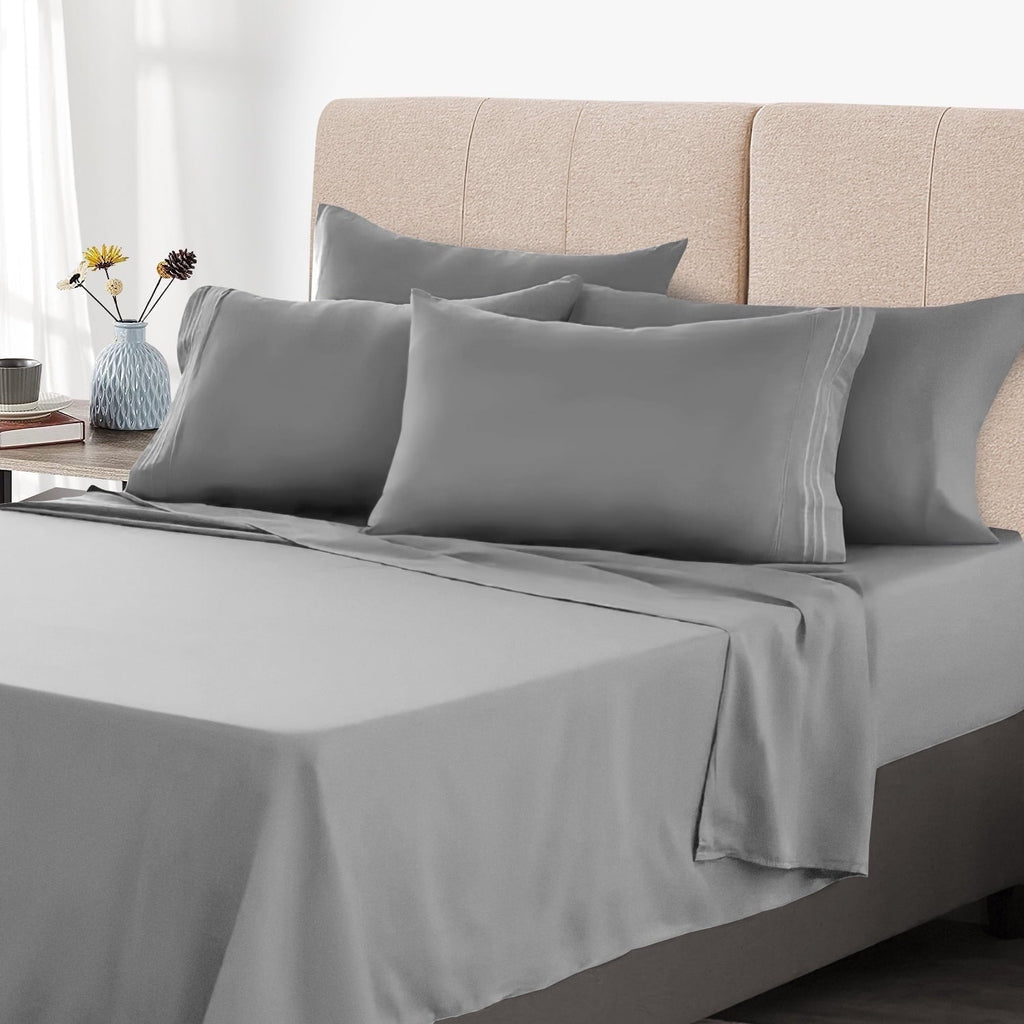 Premium Egyptian Cotton Queen Size Sheet Set - Breathable & Cooling Bed Sheets, Hotel Luxury Bed Sheets for Sleepers, Soft & Wrinkle Free She... - Breathable Egyptian Cotton Flat & Fitted Sheets - Default Title