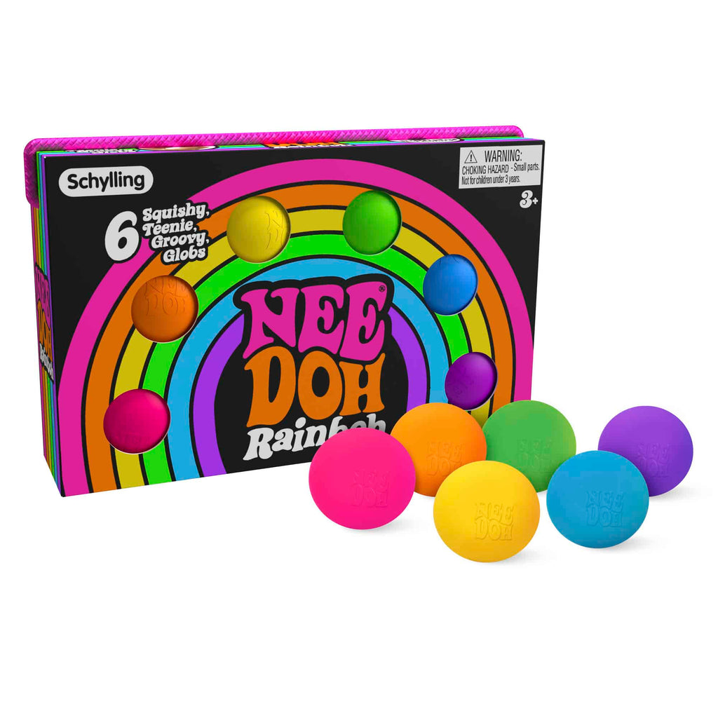 Classic Stress-Relieving NeeDoh Rainboh | Reserve Autumn Pond - Super-Squishy Classic NeeDoh Ball for Anxiety Detail