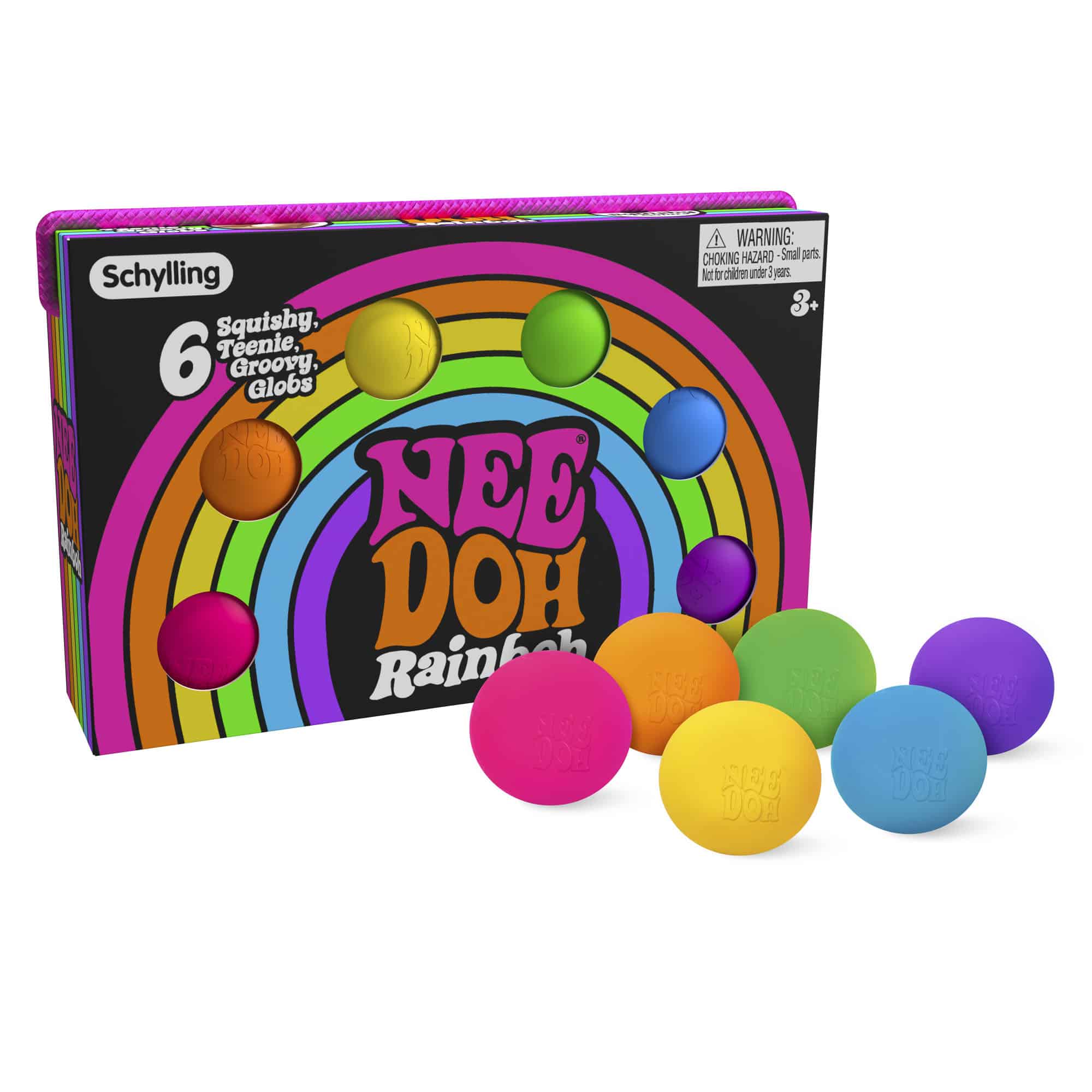 Classic Stress-Relieving NeeDoh Rainboh | Reserve Autumn Pond - Super-Squishy Classic NeeDoh Ball for Anxiety Detail