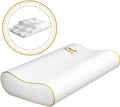 Fluffy Shredded Queen Memory Foam Pillow + Extra Pillowcase, Bed Pillow for Neck & Shoulders for Adult - Decorative Throw Pillow Cushion for Sofa & Bed - Default Title
