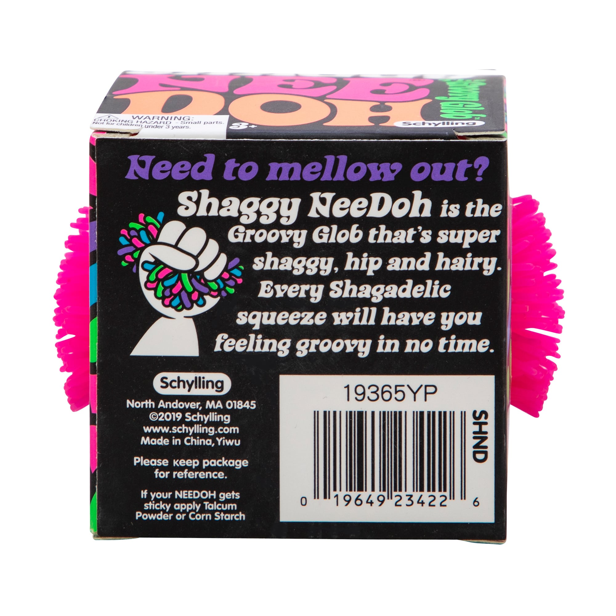 Shaggy Tactile Shaggy NeeDoh | Collection Winter Creek - Shaggy Tactile Ribbed Stress Relief Toy Detail