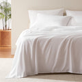 Breathable Luxury Nanotex Super Soft Cooling Twin Bed Sheets Set for Kids 3 Piece - Easy Care Fitted Flat Sheet & Pillowcase Sets - Wri... - Premium Ultra-Soft Pillowcase Pair for Sleeping - Default Title