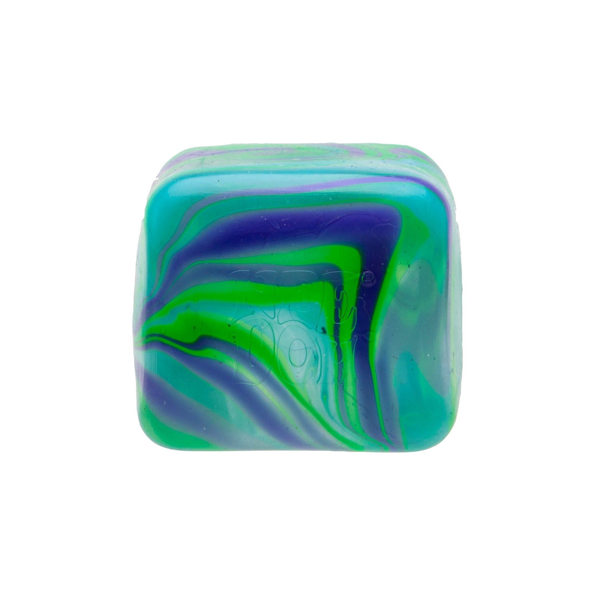 Ice-Cube Texture NeeDoh Nice Cube Swirl | Select Golden Pond - Crystal Clear Squishable Ice Cube NeeDoh - Surprise Me! (Random Color)