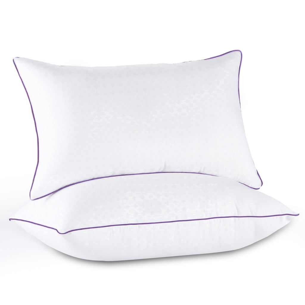 Hotel Collection Pillows Standard Size Set of 2, Hotel Down Alternative Sleeping Bed Pillows for Side Back Stomach Sleepers - Hotel Quality Plush Sleeping Pillows - Default Title
