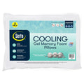 Hotel Collection Cooling Gel Memory Foam Bed Pillow, Set of 2 - Orthopedic Shredded Foam Bed Pillow Set - Default Title