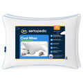Ergonomic Memory Foam Cool Nites Bed Pillow, Standard/Queen, 2 Pack - Hotel Quality Plush Sleeping Pillows - Default Title