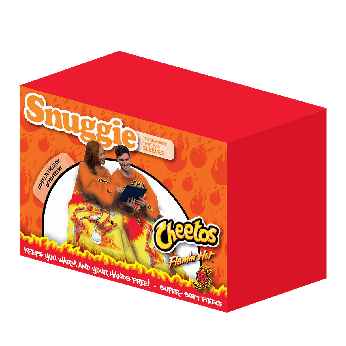 Super Soft Flannel Cheetos Flaming Hot Wearable Blanket - Lightweight Plush Warm Blanket for All Seasons - Default Title
