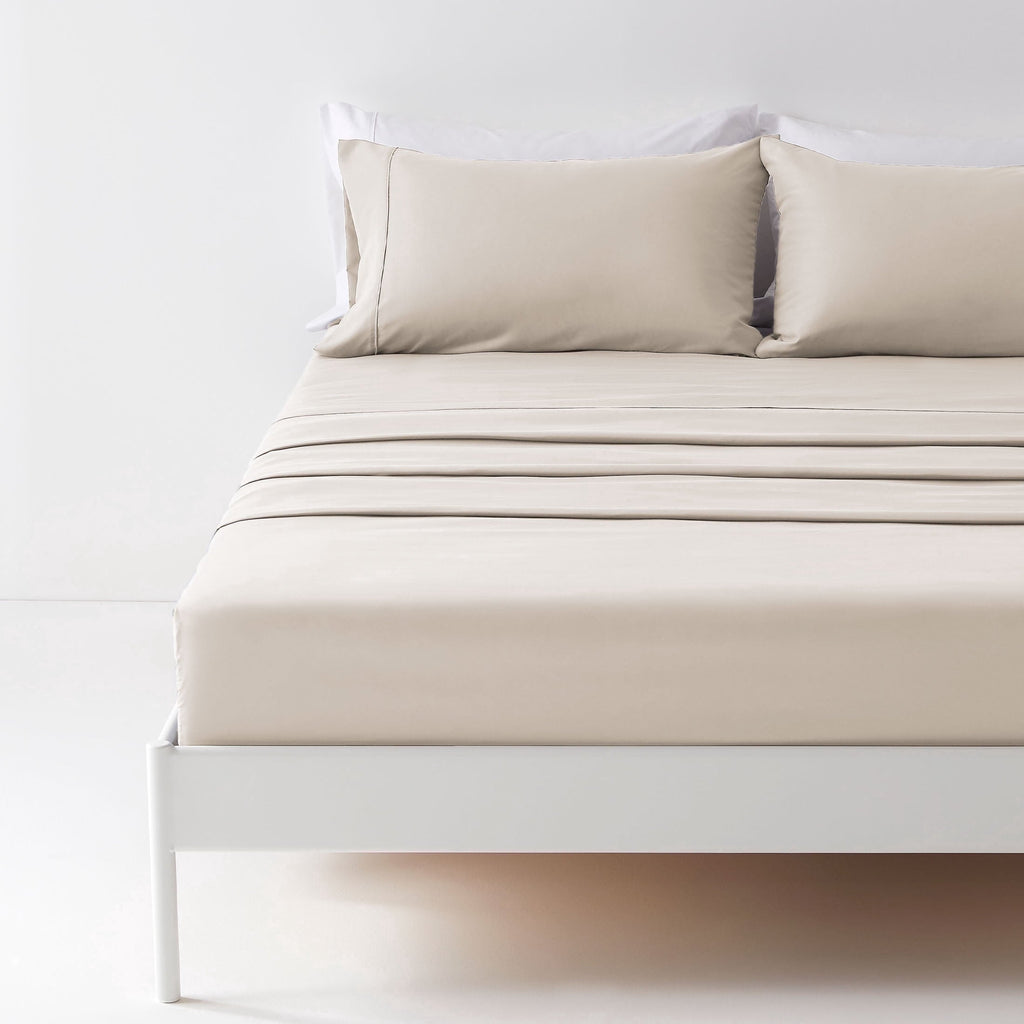 Ultra-Soft Bed Sheet Sets,Ultra Soft Breathable Luxury 4 Piece, (Beige, Queen) - Premium Ultra-Soft Pillowcase Pair for Sleeping - Default Title