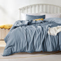 Hypoallergenic Cloud Washed Comforter Sets Queen 3 Piece, Soft and Cozy, Fluffy Microfiber Fill, Washed Textured Wrinkled Design (Flint St... - Cloud-Like Soft Lightweight Bed Comforter - Default Title