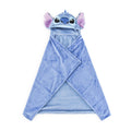 Decorative Knitted Stitch Kids Hooded Silk Touch Throw Blanket, Polyester Faux Fur, Blue, 54" x 40" - Cozy Fleece Throw Blanket for Couch & Bed - Default Title