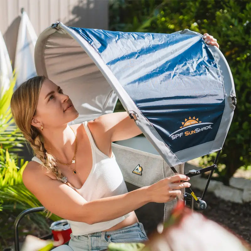 Instant Pop-Up SunShade Accessory - Choice 361 - Instant Sunshade Umbrella for Tailgating Detail