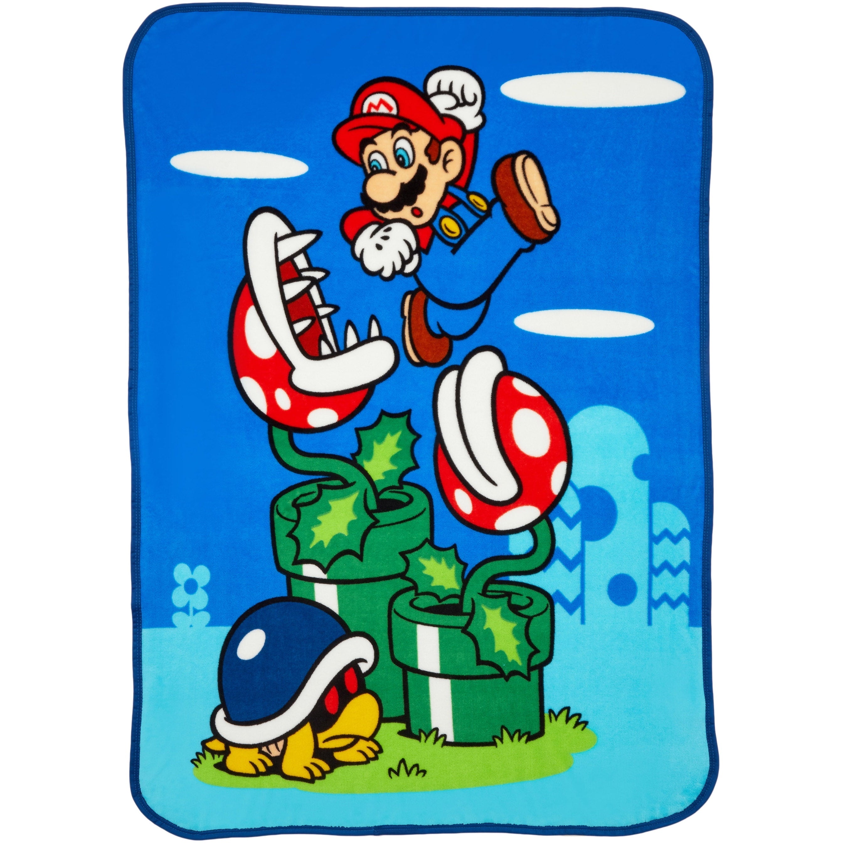 Super Soft Flannel Kids Fleece Throw Blanket 46x60, Nintendo - Cozy Fleece Throw Blanket for Couch & Bed - Default Title